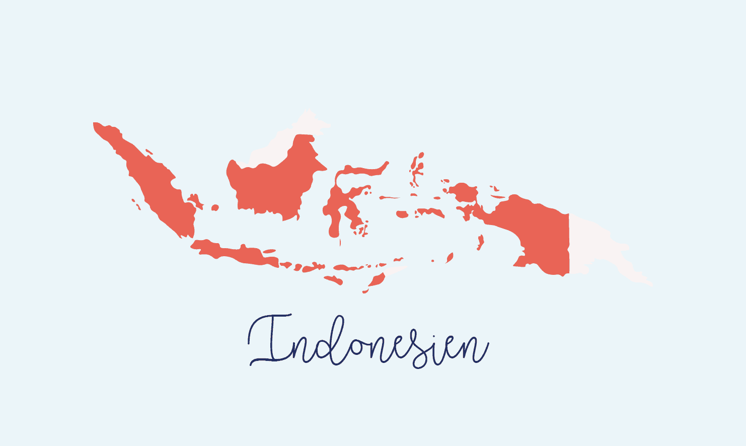 Indonesien karta